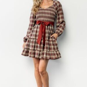 Baltic Born Stina Plaid Dress